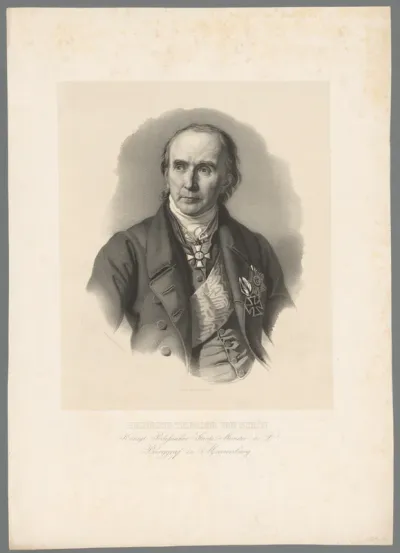 Portret van Heinrich Theodor von Schön