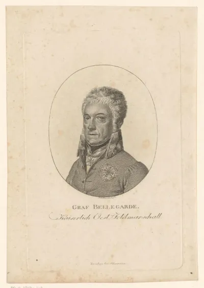 Portret van Heinrich von Bellegarde