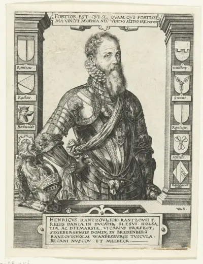 Portret van Heinrich von Rantzau