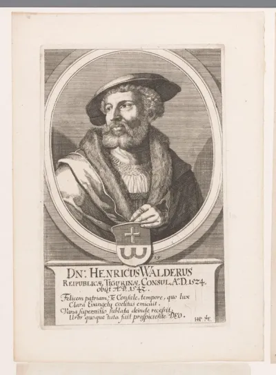Portret van Heinrich Walder
