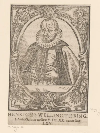 Portret van Heinrich Welling