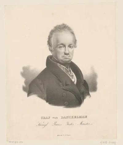 Portret van Heinrich Wilhelm August Alexander, graaf van Danckelmann