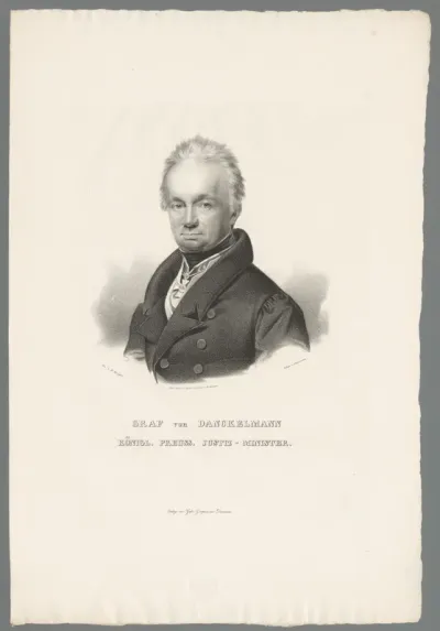 Portret van Heinrich Wilhelm August Alexander graaf van Danckelmann