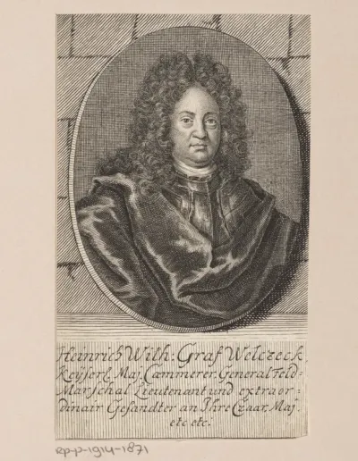 Portret van Heinrich Wilhelm, graaf van Wilczek