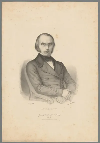 Portret van Heinrich Wilhelm Josias Thiersch