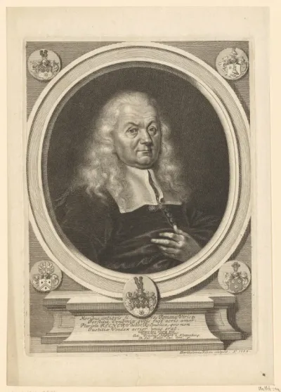 Portret van Heinrich Wilhelm Kellner