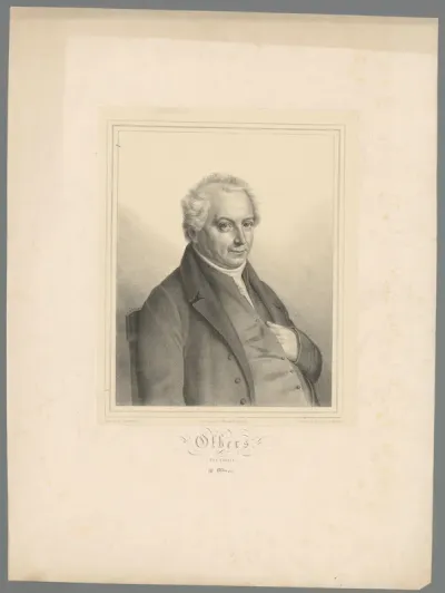 Portret van Heinrich Wilhelm Olbers
