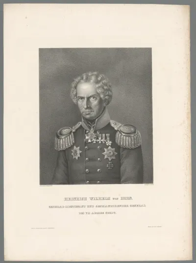 Portret van Heinrich Wilhelm von Horn