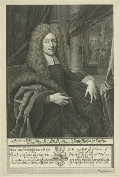 Portret van Heinrich Winckler