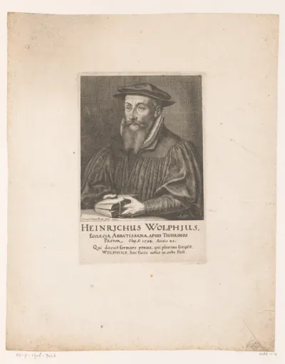 Portret van Heinrich Wolf