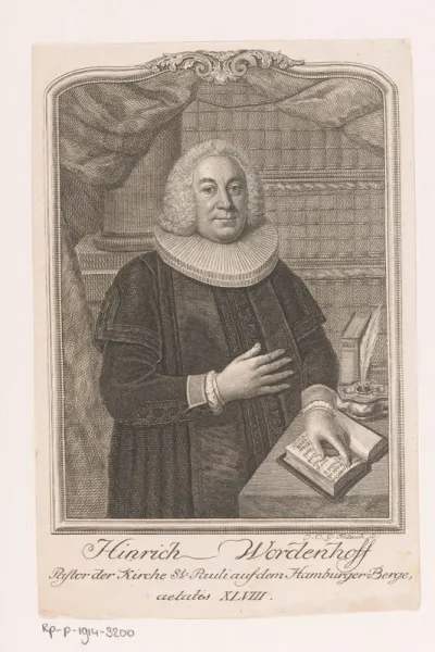 Portret van Heinrich Wordenhof op 48-jarige leeftijd