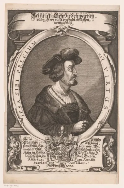 Portret van Heinrich XXIII, Graf von Schwarzburg-Rudolstadt