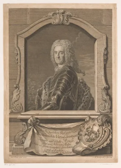 Portret van Heinrich XXIV, Graf Reuß-Köstritz