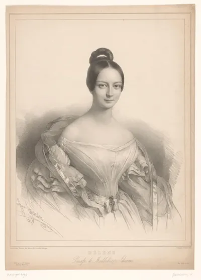 Portret van Helena van Mecklenburg-Schwerin