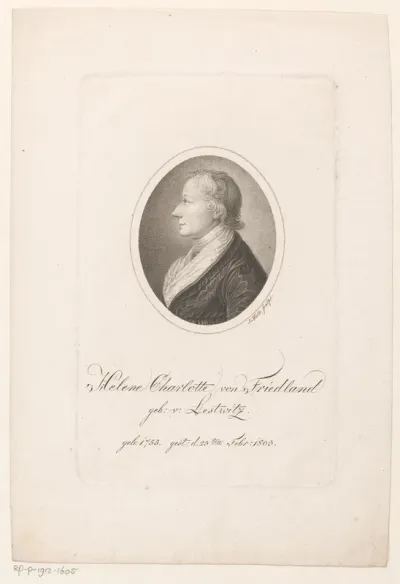 Portret van Helene Charlotte von Friedland