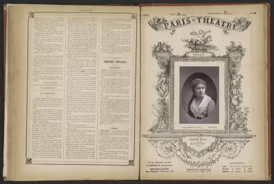 Portret van Hélène Petit als Anne in Les Danicheff