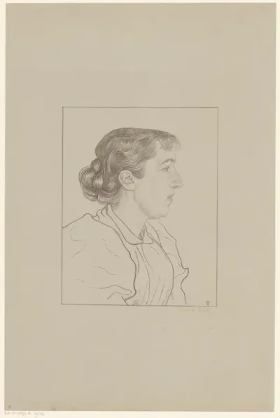 Portret van Hélène Swarth