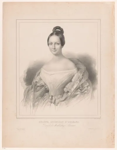 Portret van Helene van Mecklenburg-Schwerin
