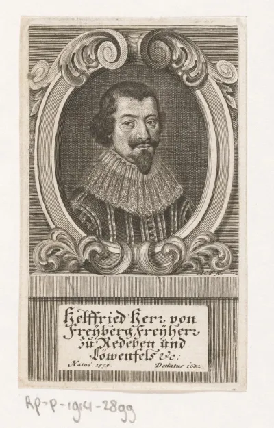 Portret van Helfried von Freyberg