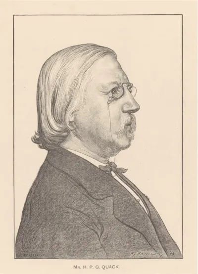 Portret van Hendrick Peter Godfried Quack