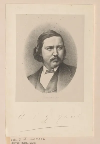 Portret van Hendrick Peter Godfried Quack