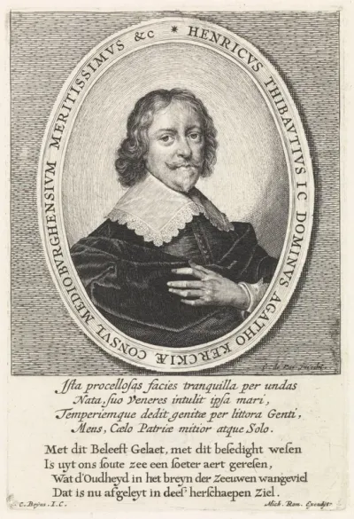 Portret van Hendrick Thibaut