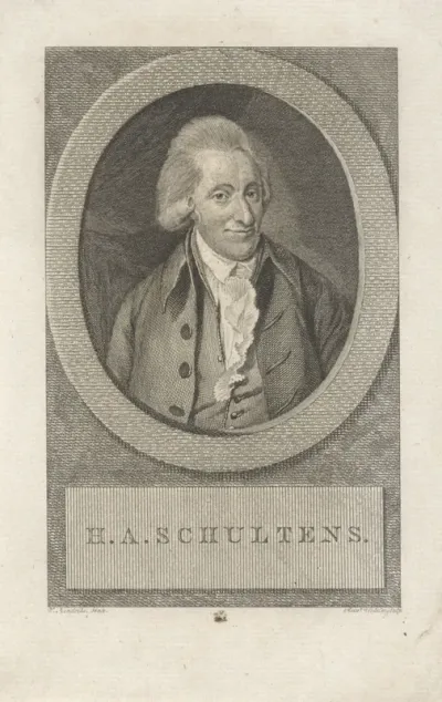 Portret van Hendrik Albert Schultens