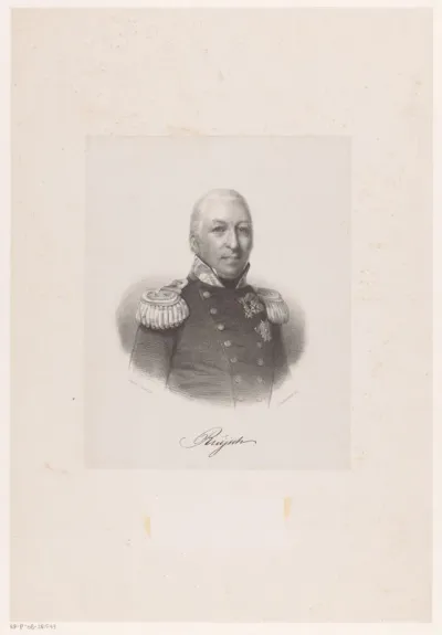 Portret van Hendrik Alexander Ruysch