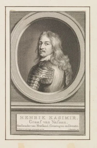 Portret van Hendrik Casimir I, graaf van Nassau-Dietz