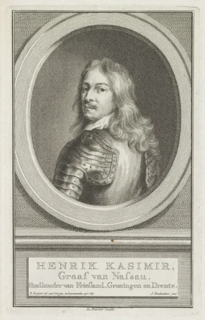 Portret van Hendrik Casimir I, graaf van Nassau-Dietz