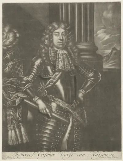 Portret van Hendrik Casimir II, graaf van Nassau-Dietz
