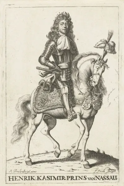 Portret van Hendrik Casimir II, prins van Nassau