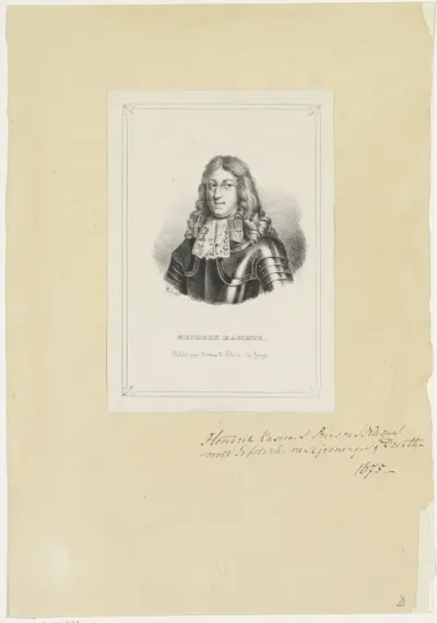 Portret van Hendrik Casimir II van Nassau-Dietz