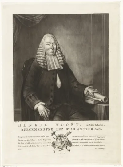 Portret van Hendrik Danielsz. Hooft