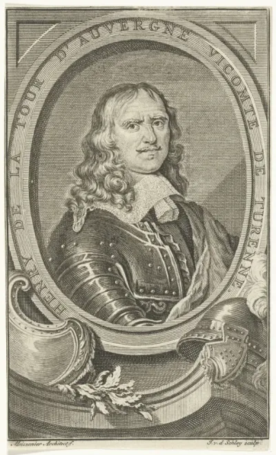 Portret van Hendrik de la Tour d'Auvergne