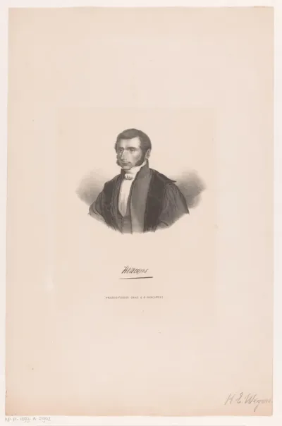 Portret van Hendrik Engelinus Weyers