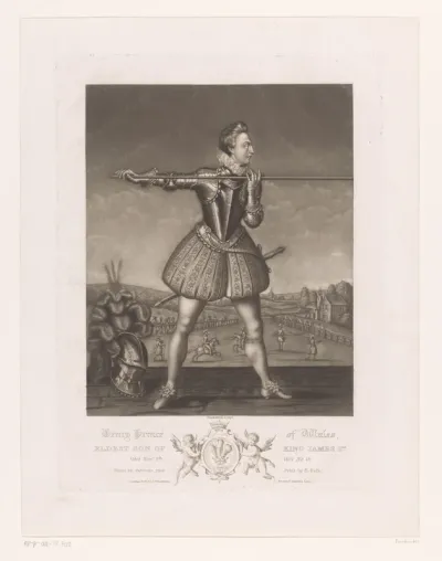 Portret van Hendrik Frederik Stuart, prins van Wales