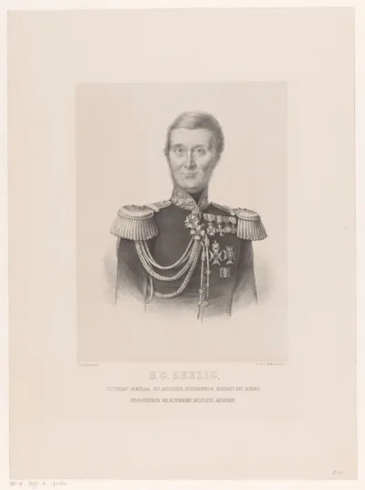 Portret van Hendrik Gerard Seelig