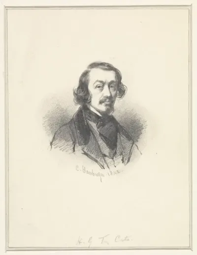 Portret van Hendrik Gerrit ten Cate