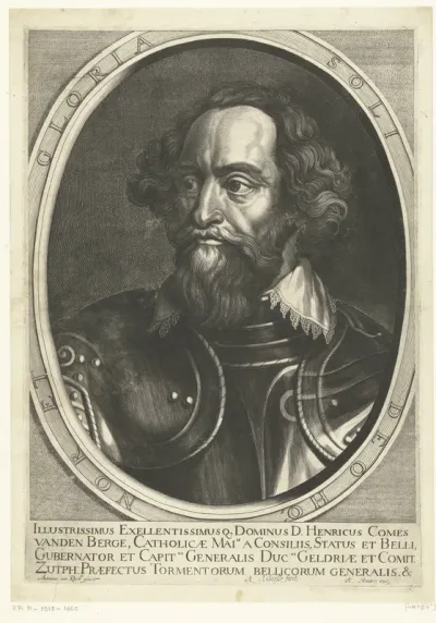 Portret van Hendrik graaf van den Bergh