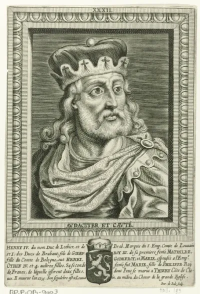 Portret van Hendrik I, hertog van Brabant