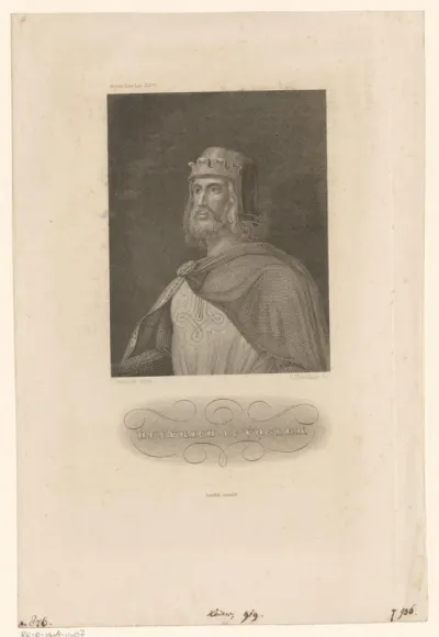 Portret van Hendrik I, koning van Duitsland