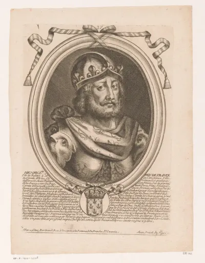 Portret van Hendrik I, koning van Frankrijk