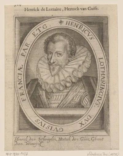 Portret van Hendrik I van Lotharingen, hertog de Guise