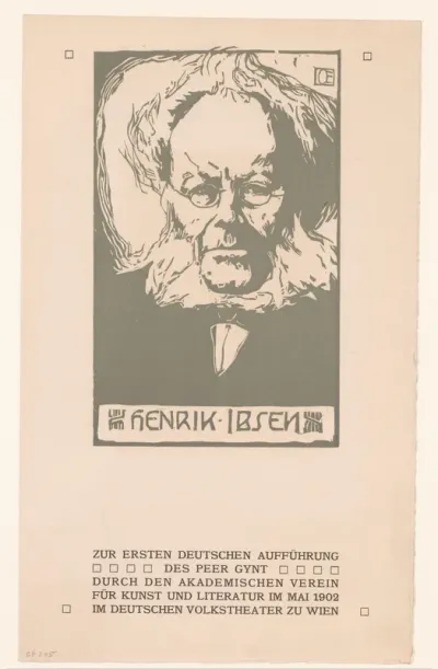 Portret van Hendrik Ibsen