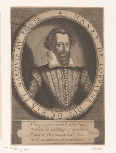 Portret van Hendrik II de Goede, hertog van Lotharingen