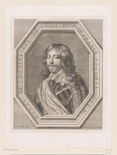 Portret van Hendrik II de Lorraine, hertog van Guise