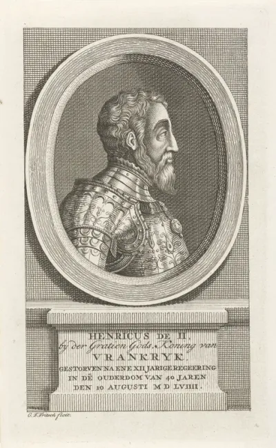 Portret van Hendrik II, koning van Frankrijk