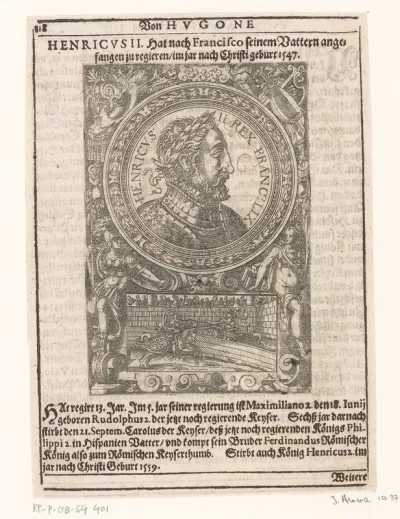 Portret van Hendrik II, koning van Frankrijk