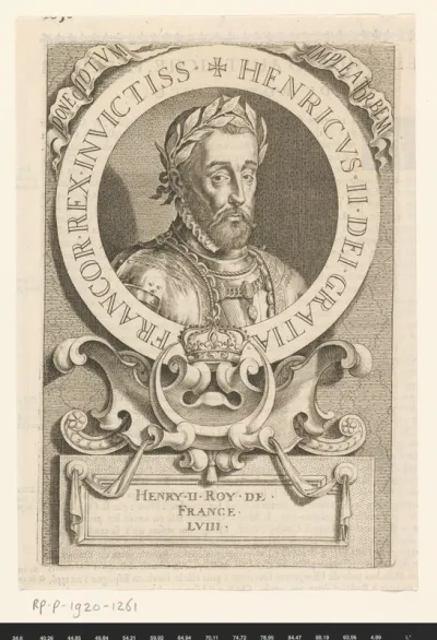 Portret van Hendrik II van Frankrijk